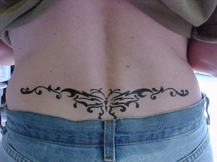 Tribal Butterfly Tattoo